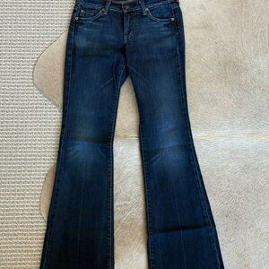 7 For All Mankind Indigo Flare Jeans